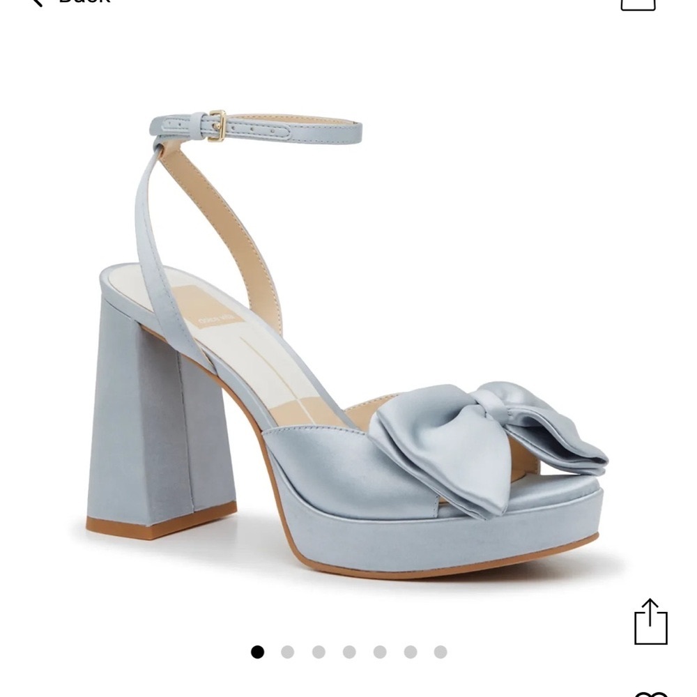 Dolce Vita Light Blue Poppi Platform Sandal